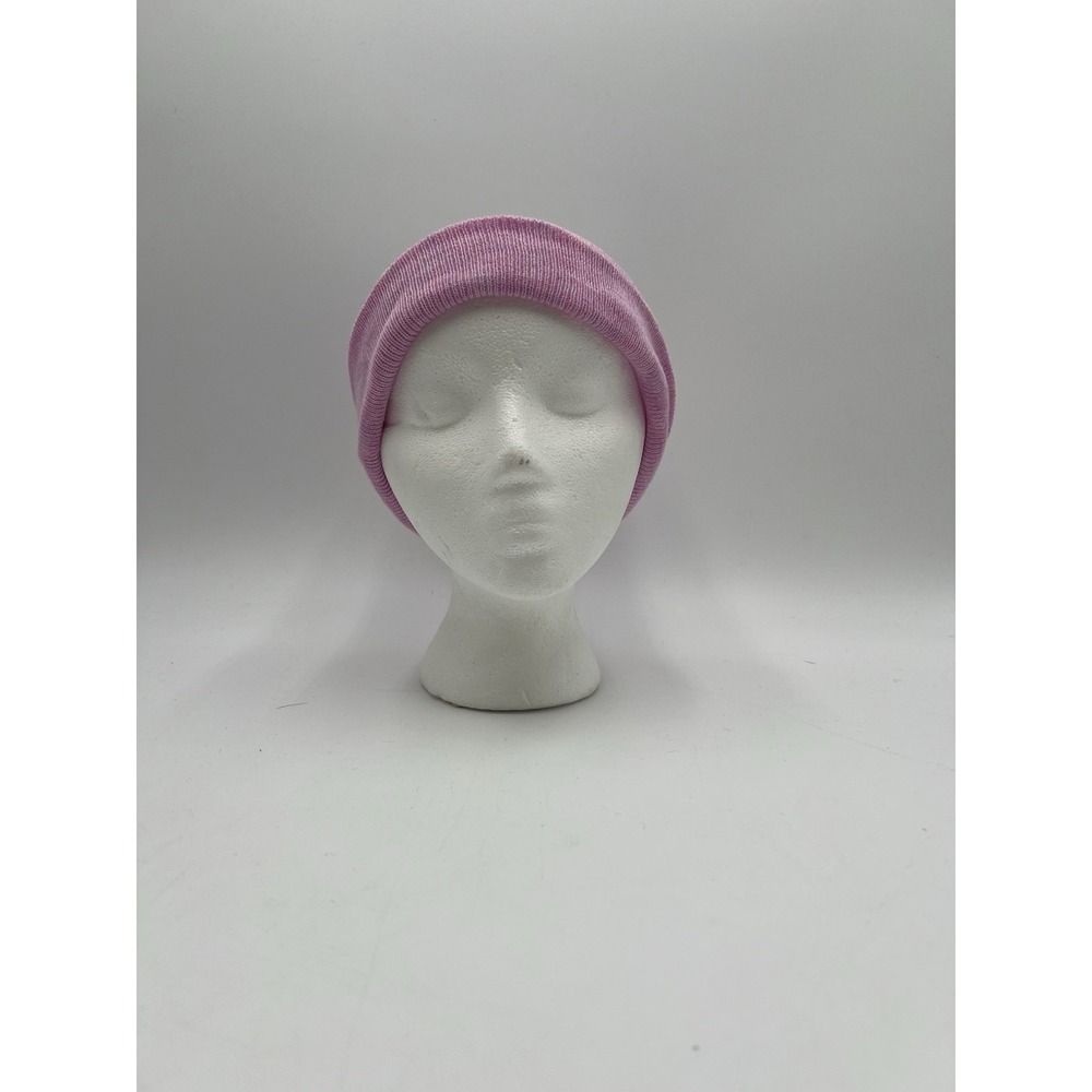 Cat & Jack Pink Knit Cuffed Beanie Hat Kids One Size NWT Target Winter Cap